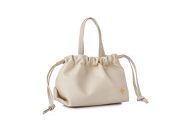 Lucky Bees Lauren Bolso de Mano Crema